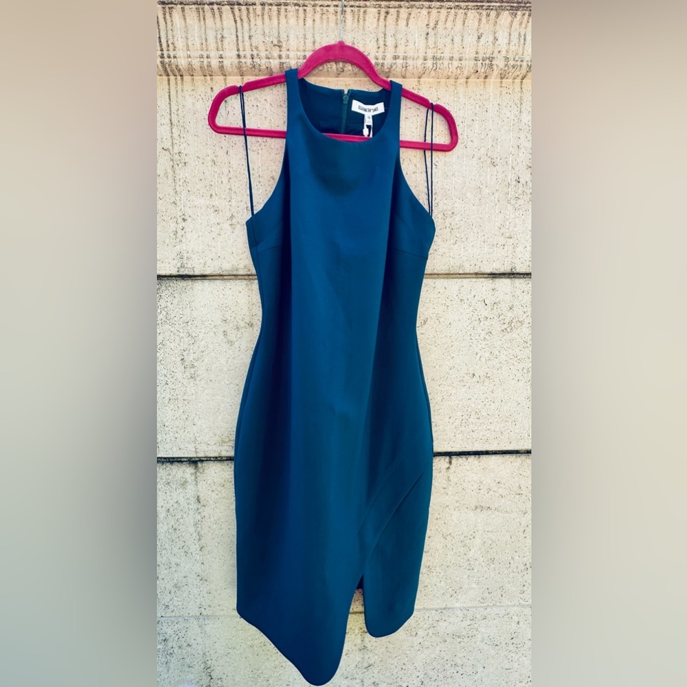 🆕🔖 Elizabeth and James ✨ Bardot Mini Dress PRSBL ~ Teal Green ✨Size 10✨NWT!
